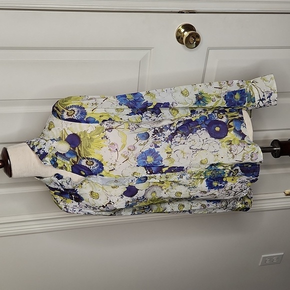 Zara Woman Sheer Floral Print Blouse Size XS - Picture 3 of 16